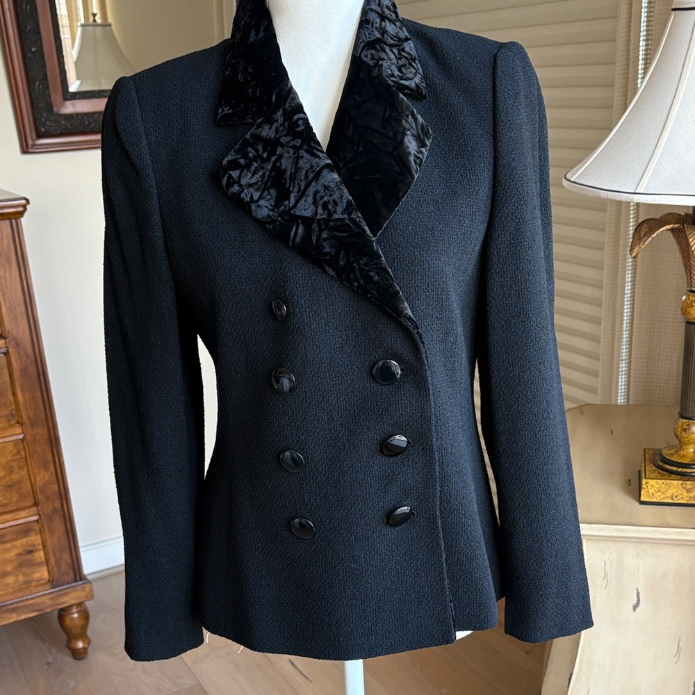 Akris for Bergdorf Goodman black  Blazer